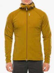 Bluza z kapturem Houdini Aero Houdi. Żółte bluzy z kapturem męskie Houdini, l, z materiału. Za 698.49 zł.