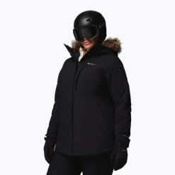 Kurtka narciarska damska Columbia Ava Alpine II Ins. Czarne kurtki damskie Columbia, bez wzorów, bez kaptura, narciarskie. Za 789.99 zł.