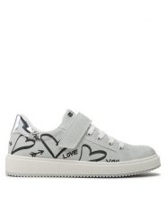 Primigi Sneakersy 3868011 D Srebrny. Szare buty sportowe dziewczęce Primigi, bez wzorów, z materiału, bez zapięcia. Za 379.99 zł.