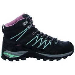 Buty górskie Campagnolo Rigel Mid Trek. Czarne buty trekkingowe męskie Campagnolo, bez zapięcia. W wyprzedaży za 349.99 zł.