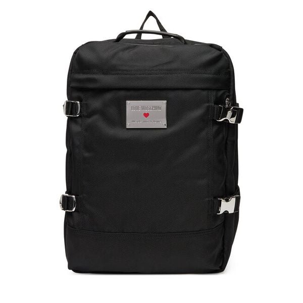 Plecak LOVE MOSCHINO. Czarne plecaki damskie Love Moschino, bez wzorów. Za 709.99 zł.