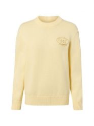 Gant Sweter damski z dzianiny Kobiety żółty, XS. Żółte swetry klasyczne damskie Gant, xs, z bawełny, bez kołnierzyka. Za 999.95 zł.