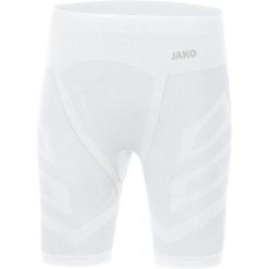 Szorty Jako mi-long Comfort 2.0. Białe szorty sportowe męskie Jako, na fitness i siłownię. Za 198.50 zł.