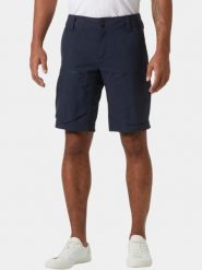 Szorty Męskie Helly Hansen Crewline 2.0. Niebieskie szorty męskie Helly Hansen, bez wzorów, z materiału. Za 399.00 zł.