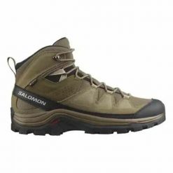 Buty górskie Salomon Quest Rove Gore-Tex. Brązowe buty trekkingowe męskie Salomon, z gore-texu, bez zapięcia, wspinaczkowe, gore-tex. Za 629.00 zł.