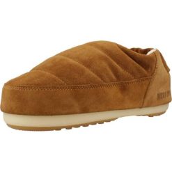 Sandały MOON BOOT MB SANDAL BAND SUEDE Brązowy. Brązowe sandały damskie Moon Boot, bez wzorów, ze skóry, bez obcasa. W wyprzedaży za 626.85 zł.
