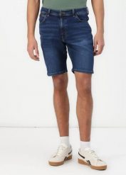 WRANGLER MĘSKIE SPODENKI JEANSOWE WRANGLER TEXAS SHORTS VINTAGE STORM 112362313. Szorty męskie Wrangler, z jeansu, bez kołnierzyka. Za 159.99 zł.
