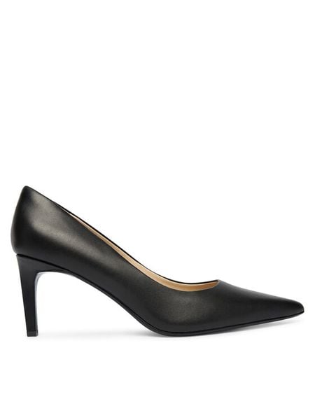 Calvin Klein Szpilki Ess Stiletto 70 HW0HW02607 Czarny. Czarne szpilki CALVIN KLEIN, bez wzorów, ze skóry, bez obcasa. Za 649.99 zł.