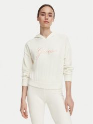 Guess Bluza O6BR04 Z1146 Kremowy Regular Fit. Białe bluzy bez kaptura damskie Guess, xl, z syntetyku. Za 294.99 zł.