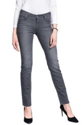 LEE MARION DAMSKIE SPODNIE JEANSOWE JEANSY DARK IRON L301PMUZ. Szare jeansy damskie Lee, z podwyższonym stanem. W wyprzedaży za 79.99 zł.