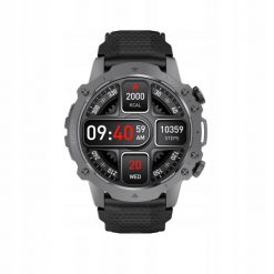 Zegarek smartwatch Kiano Watch Sport Black czarny, męski, bluetooth, NFC. Czarne zegarki męskie KIANO. W wyprzedaży za 129.00 zł.