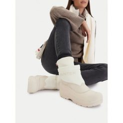 Śniegowce Hunter. Brązowe śniegowce damskie Hunter. Za 319.99 zł.
