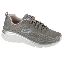 Buty sportowe Sneakersy damskie, Fashion Fit - Bold Boundaries. Szare buty sportowe na co dzień damskie Skechers, bez wzorów, trekkingowe. Za 278.84 zł.