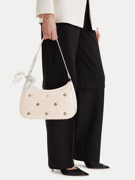 Nine West Torebka EO-Ludlow Dusk-KS2576-1 Beżowy. Brązowe torebki klasyczne damskie Nine West, bez wzorów, z materiału, bez dodatków. Za 259.99 zł.