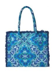 BLE Torebka w kolorze niebiesko-turkusowym - 35 x 30 x 20 cm rozmiar: onesize. Niebieskie torebki klasyczne damskie BLE, bez wzorów, z materiału, bez dodatków. Za 53.66 zł.