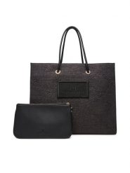 Elisabetta Franchi Torebka BS-82A-52E2-V440 Czarny. Czarne torebki klasyczne damskie Elisabetta Franchi, bez wzorów, z tworzywa sztucznego, bez dodatków. Za 1,139.00 zł.