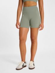 Szorty damskie Hummel HIIT impact Hw. Szare szorty damskie HUMMEL, bez wzorów, z elastanu, klasyczne, z podwyższonym stanem. Za 229.50 zł.