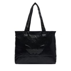 Torebka adidas. Czarne shopper bag damskie Adidas, bez wzorów, bez dodatków. Za 239.99 zł.