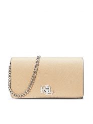 LAUREN RALPH LAUREN Torebka 432966784005 Beżowy. Brązowe torebki klasyczne damskie Lauren Ralph Lauren, bez wzorów, ze skóry, wizytowe, bez kołnierzyka, bez ramiączek. Za 539.99 zł.