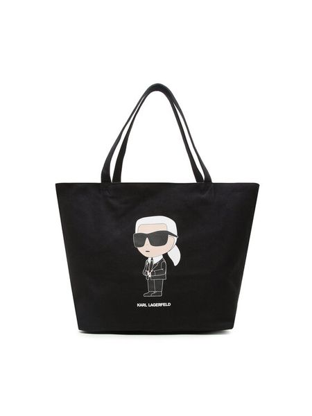 KARL LAGERFELD Torebka 230W3180 Czarny. Czarne torebki klasyczne damskie Karl Lagerfeld, bez wzorów, z materiału, bez dodatków. Za 189.99 zł.