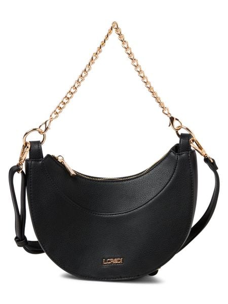L.Credi torba na ramię - Paulette Kobiety Sztuczna skóra czarny, ONE SIZE. Czarne torebki klasyczne damskie L.Credi, bez wzorów, ze skóry, bez dodatków. Za 249.95 zł.