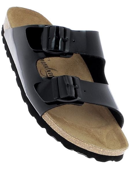 Sunbay Klapki "Trefle" w kolorze czarnym rozmiar: 42. Czarne klapki damskie Sunbay, bez wzorów, bez obcasa. Za 149.95 zł.