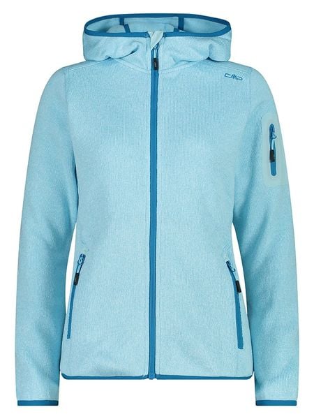 CMP Kurtka polarowa w kolorze niebieskim rozmiar: 42. Niebieskie kurtki damskie CMP, s, bez wzorów, z dzianiny, bez kaptura. Za 117.73 zł.