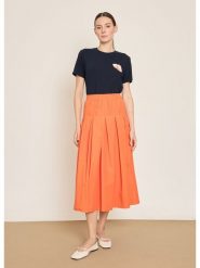 BGN Spódnica w kolorze pomarańczowym rozmiar: 36. Pomarańczowe spódniczki damskie BGN, bez wzorów, midi. Za 121.99 zł.