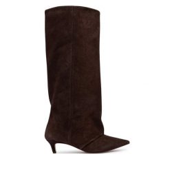 Kozaki Steve Madden. Brązowe kozaki damskie Steve Madden, bez obcasa, na płaskiej podeszwie. Za 1,159.00 zł.
