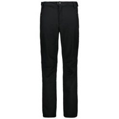 Spodnie softshell męskie CMP Long. Czarne spodnie sportowe męskie CMP, z elastanu. Za 289.99 zł.