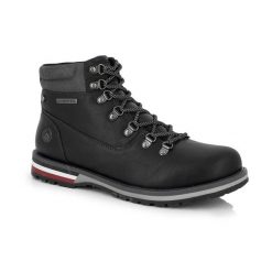 Buty turystyczne Kimberfeel ROMEO izolowane czarne. Czarne buty trekkingowe męskie Kimberfeel, z syntetyku, bez zapięcia, trekkingowe. Za 379.99 zł.