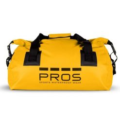 Torba podróżna żeglarska Pros Sport 30L szczelna. Żółte torebki klasyczne damskie Pros, bez wzorów, bez dodatków. Za 214.00 zł.