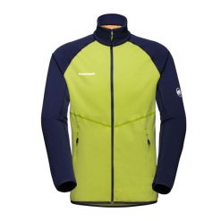 Bluza trekkingowa męska Mammut Aconcagua ML. Niebieskie bluzy bez kaptura męskie Mammut, m. Za 479.99 zł.