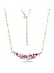 DI GIORGIO Pozłacany naszyjnik z elementem ozdobnym - dł. 40 cm rozmiar: onesize. Żółte naszyjniki damskie DI GIORGIO, pozłacane. Za 218.57 zł.