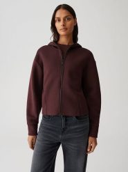 OPUS Bluza "Gulnora" w kolorze bordowym rozmiar: 40. Czerwone bluzy z kapturem damskie Opus. Za 195.99 zł.