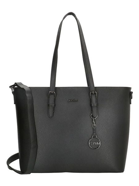 Charm Shopper bag "Birmingham" w kolorze czarnym - 47 x 32,5 x 14,5 cm rozmiar: onesize. Czarne shopper bag damskie Charm, bez wzorów, z materiału, na ramię, bez dodatków. Za 202.28 zł.