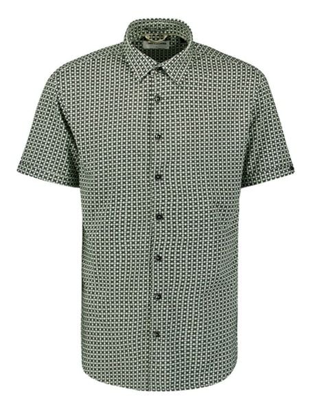 No Excess Koszula - Regular fit - w kolorze khaki rozmiar: L. Brązowe koszule męskie No Excess, l, bez wzorów, z bawełny, bez kołnierzyka, bez ramiączek. Za 113.36 zł.