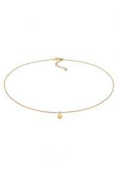 Elli Damski choker koło płytka moneta geo ze srebra próby 925 Sterling Silver Naszyjniki 1 ct. Szare naszyjniki damskie Elli, srebrne. Za 203.99 zł.