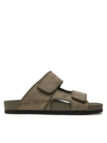 Guess Klapki Igea II Jqd 4g FMGIGJ FAL03 Khaki. Brązowe klapki i japonki męskie Guess, z materiału. Za 339.99 zł.