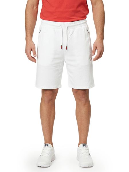 Męskie szorty sportowe typu bermudy. Niebieskie szorty męskie LEONE 1947 APPAREL, bez wzorów, sportowe. Za 277.86 zł.