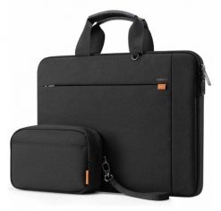 Inateck LB02014 39,6 cm (15.6") Etui kieszeniowe Czarny. Czarne walizki no name, bez wzorów. Za 132.99 zł.