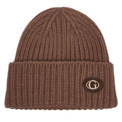 Czapka Guess. Brązowe czapki zimowe damskie Guess. Za 154.99 zł.