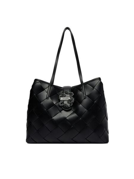 Just Cavalli Torebka 80RA4BM2 ZSD88 Czarny. Czarne torebki klasyczne damskie Just Cavalli, bez wzorów, ze skóry, bez dodatków. Za 939.99 zł.