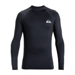 Koszulka surfingowa z długim rękawem UPF 50 dla Mężczyzn EVERYDAY Czarny. Niebieskie koszulki męskie z długim rękawem Quiksilver, m, z elastanu. Za 149.99 zł.