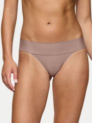 Triumph Stringi Make-Up Illusion 10218386 Brązowy. Brązowe stringi damskie Triumph, bez wzorów, z syntetyku. Za 59.99 zł.