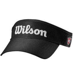Czapka Z Daszkiem Z Haftowanym Logo Dla Dorosłych Unisex. Czarne czapki męskie Wilson, bez wzorów. Za 137.99 zł.
