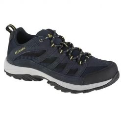 Buty trekkingowe męskie Columbia Crestwood. Czarne buty trekkingowe męskie Columbia, z gumy, bez zapięcia, trekkingowe. Za 259.99 zł.