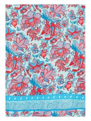 Aller Simplement Szal w kolorze turkusowo-różowym - 180 x 50 cm rozmiar: 180x50 cm. Czerwone szaliki i kominy damskie Aller Simplement, bez wzorów, z materiału. Za 17.99 zł.