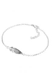 Elli Damska Pióro Festiwal Boho Basic w srebrze próby 925 Sterling Silver Bransoletki 1 ct Damski. Szare bransoletki damskie Elli, srebrne. Za 153.99 zł.