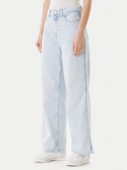 Tommy Jeans Jeansy Claire DW0DW21378 Niebieski Wide Leg. Niebieskie jeansy damskie Tommy Jeans. Za 399.99 zł.